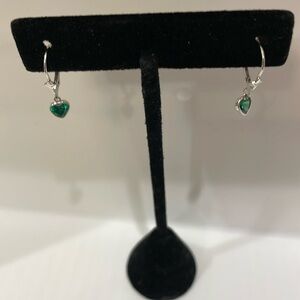 Girls 14kt White gold earrings